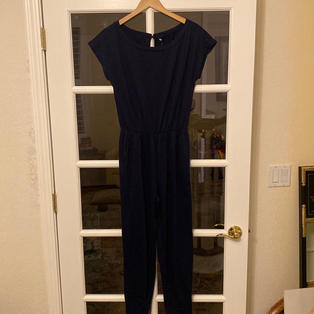 Navy Blue Romper NWT